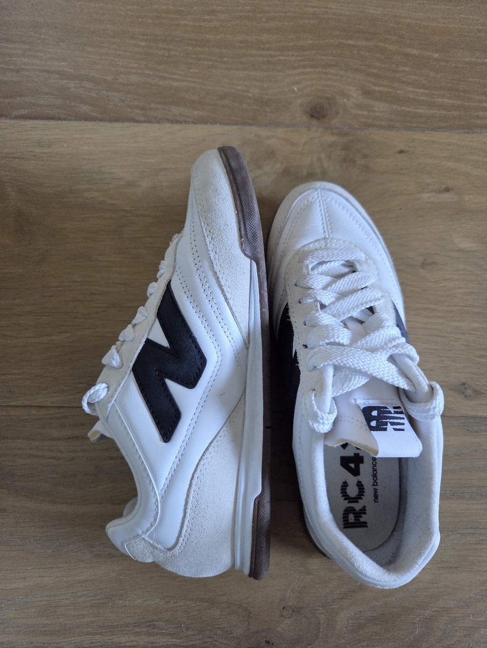 New Balance RC42 Sneakers White Black Brown - Picture 3 of 5